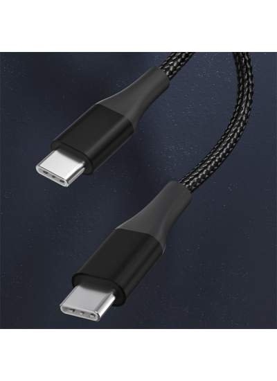 ALLY PD 100W 5A HIZLI ŞARJ USB TYPE-C KABLO 1METRE KEVLAR KABLO